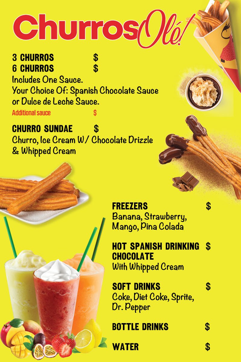 Custom Menu Board Changeable Erasable Prices - Business Signs & More