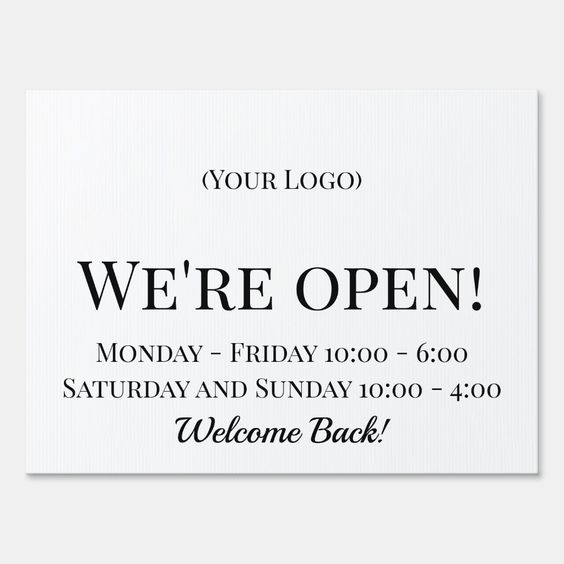 FastPrint Business Information Signs | Directional Signs - Business Signs & More