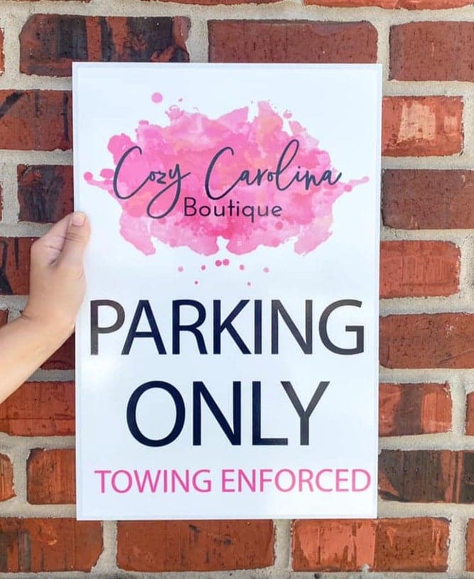 How Custom Parking Signs Benefit Your Business - Business Signs & More