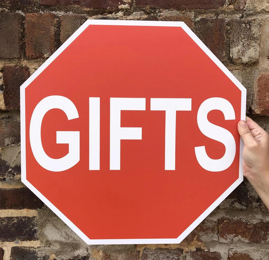Gift Shop Stop Sign