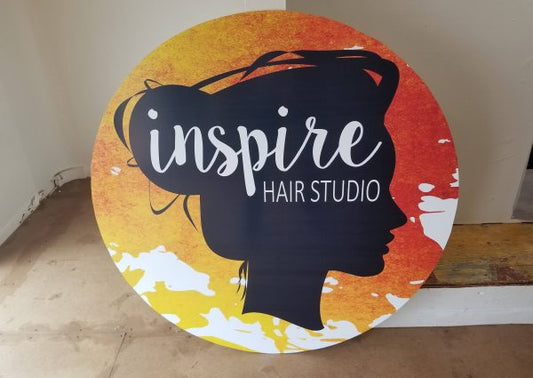 salon logo sign custom