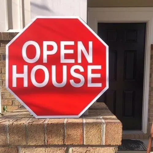 Open House Real Estate Sign