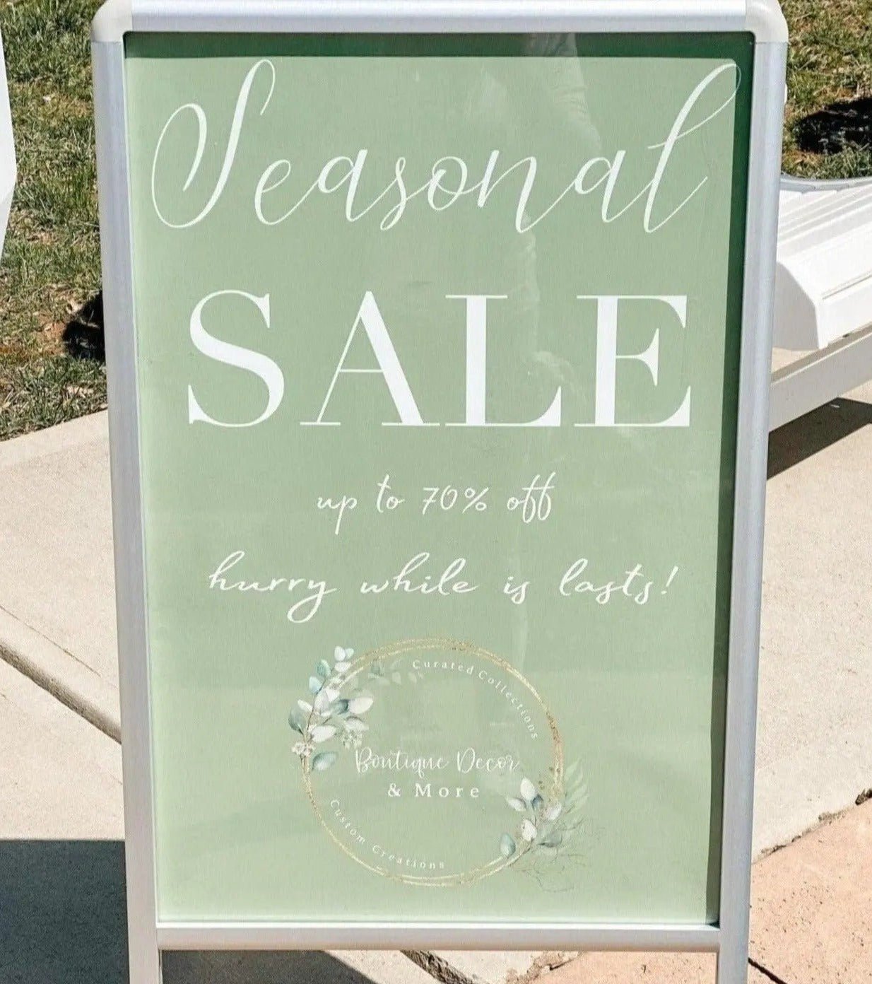 Business Sidewalk Sign - Business Signs & More