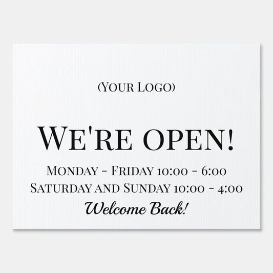 FastPrint Business Information Signs | Directional Signs