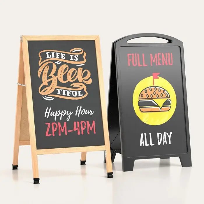 Chalkboard Sidewalk Business Sign - Business Signs & More