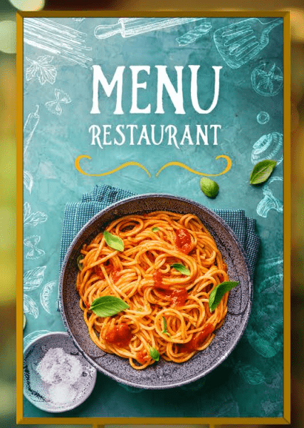 Custom Printed Menu Posters - Business Signs & More