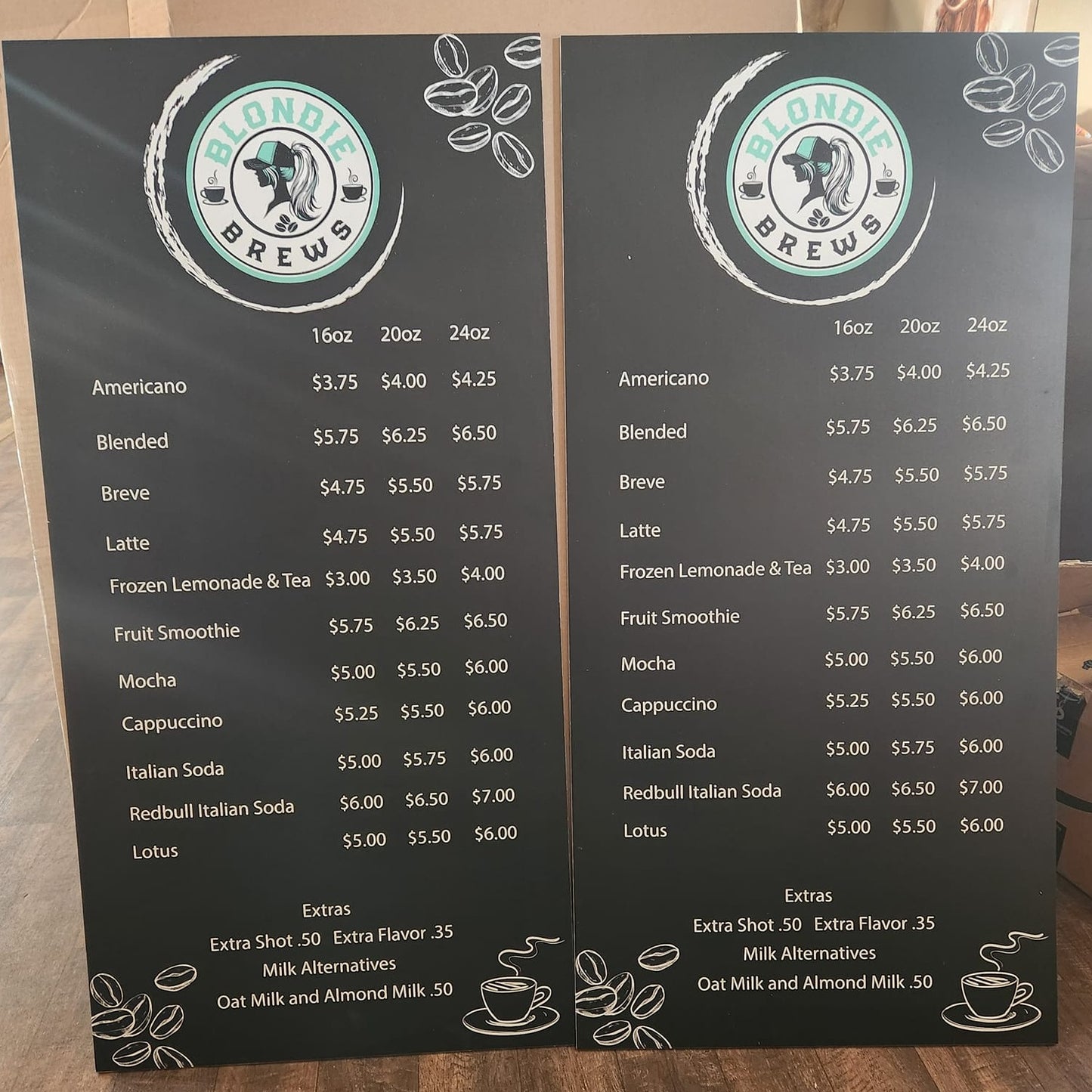 Custom Menu Board Sign – Business Signs & More