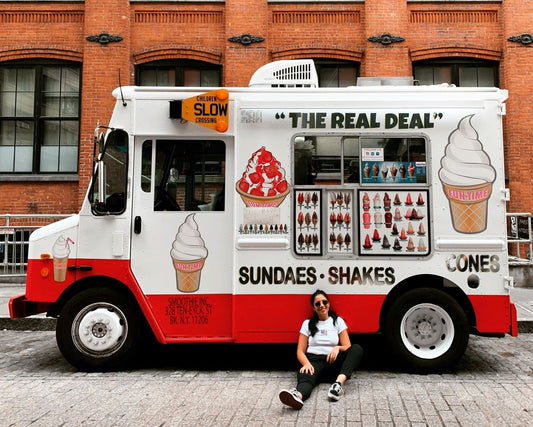 magnetic menu board for food truck icecream