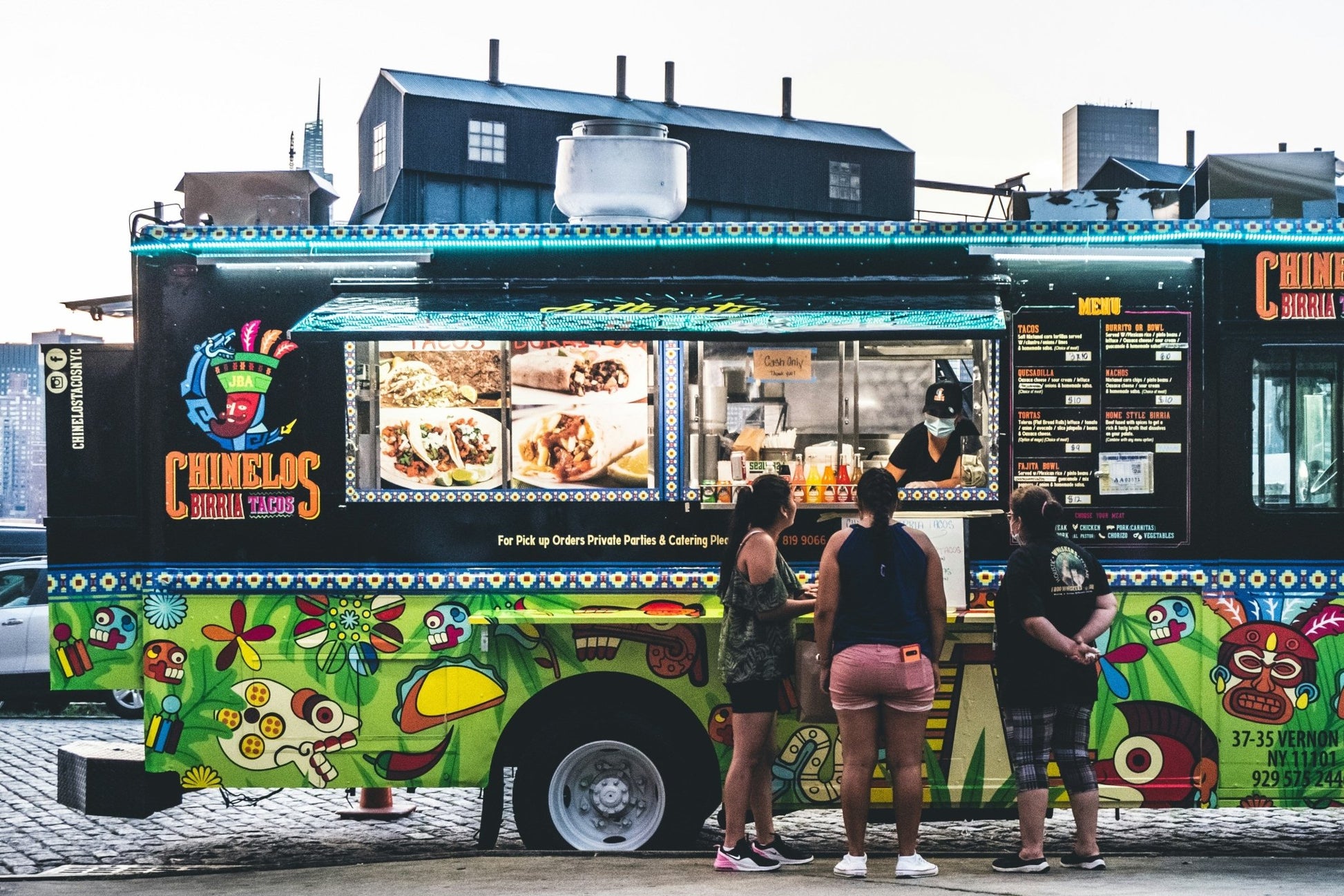 Magnetic Menu for Food Trucks Trailers - Business Signs & More