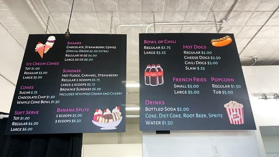 Menu Board Sign Display | Menu Design – Business Signs & More