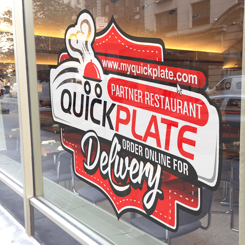 Restaurant Window Decal Sticker - Custom Vinyl Signage – Business Signs ...