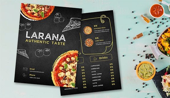 Restaurant Menu Design Services - Business Signs & More