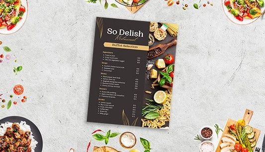 Restaurant Menu Design Services - Business Signs & More